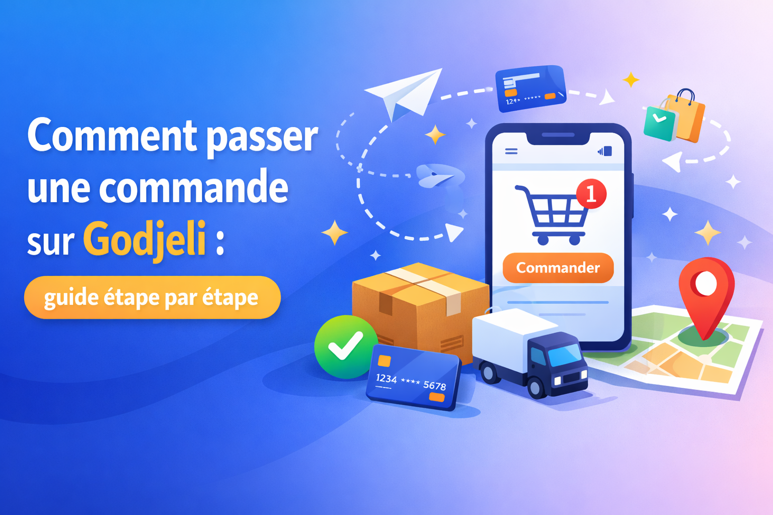 Comment passer une commande sur Godjeli : guide étape par étape