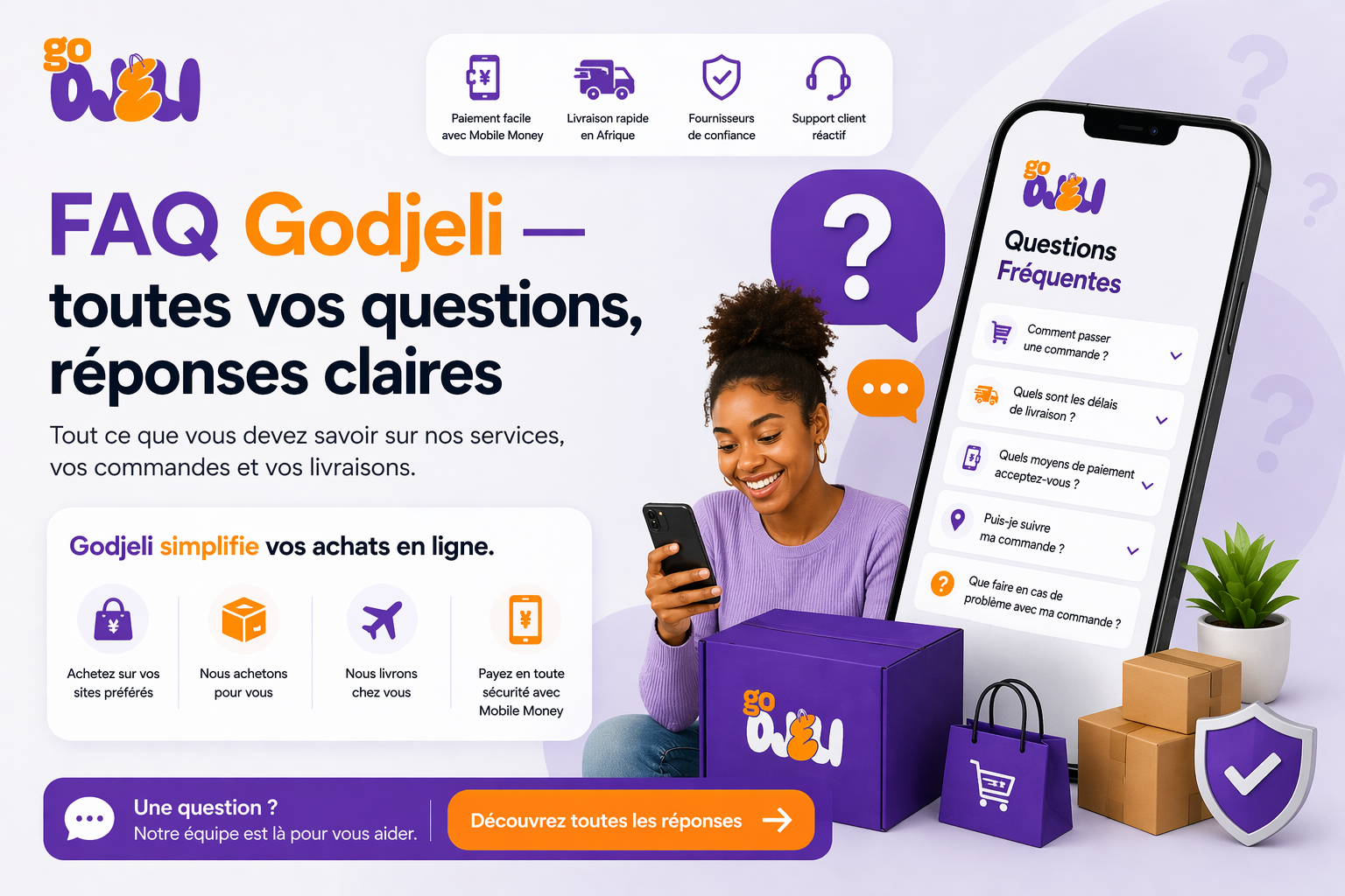 # FAQ Godjeli : toutes vos questions, réponses claires
